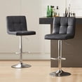 thumbnail image 1 of Taburetes de bar Sweetcripy, ajustables, giratorios, sin brazos, juego de 2, 1 of 4