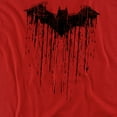 thumbnail image 3 of Batman Batman Paint 3 Kids T Shirt (3) for Youth Toddler Boys and Girls, Red, 3 of 5