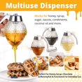thumbnail image 4 of Dispensador de miel ANABIUP de 8 oz sin goteo con vaso y soporte, 4 of 7
