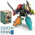 thumbnail image 3 of Dinosaur Toy for Kids, 5 in 1 Dinosaur Transform Robot Toys for Boys 3 4 5 6 7 8 Years Old for Birthday, Christmas Gifts, 3 of 6