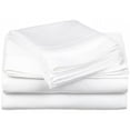 thumbnail image 1 of Egyptian Cotton 650 Thread Count Solid Sheet Set  Olympic Queen-White, 1 of 5