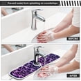 thumbnail image 5 of 2 Pack Faucet Mat Splash Guard for Kitchen Sink, Purple Lightning Thunder Bolt 14x5 Inch Super Absorbent Microfiber Sink Protector Mat, Kitchen Sink Mat Machine Washable Kitchen Sink Accessories, 5 of 7