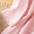 thumbnail image 6 of Lpmadey Boho Tops for Women Retro 3/4 Sleeve Embroidered Flowy Lightweight Cotton Linen Top Peasant Blouse, 6 of 7