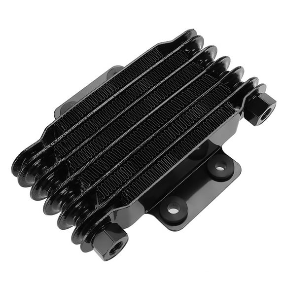 Aluminum 85ml Engine Oil Cooler Cooling Radiator for 100CC-250CC Motorcycle Dirt Bike ATV Black