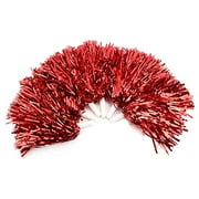 Tbest Cheer ing Pom Poms,6pcs Sports Pompoms Cheer Party Dance Cheer Pom Pom for Sports Team Spirit Cheering (Big Red)