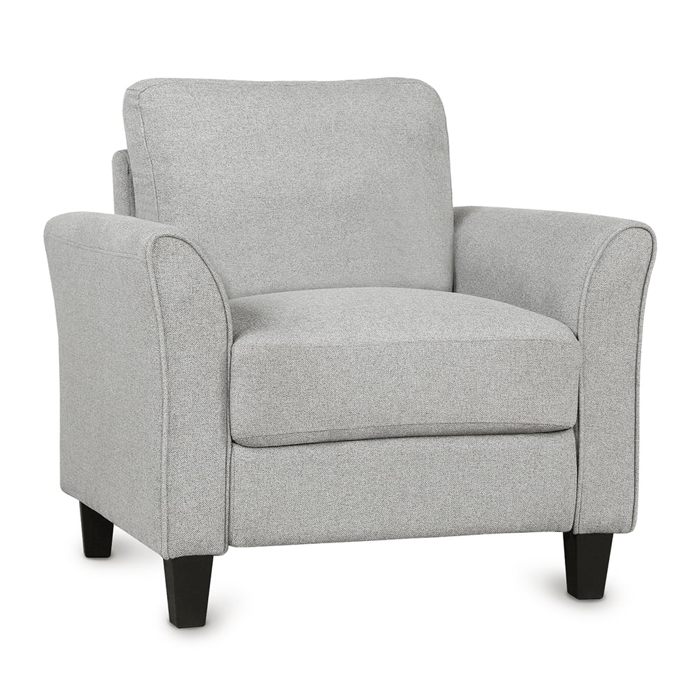 Lowestbes Single Couch, Armrest Sofa Single Chair Sofa, Living Room Furniture Fabric Couch for Adult, Light Gray Lowestbes Single Couch, Armrest Sofa Single Chair Sofa, Living Room Furniture Fabric Couch for Adult, Light Gray