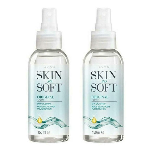 Spray de aceite seco AVON Skin So Soft Original 150 ml (paquete de 2)