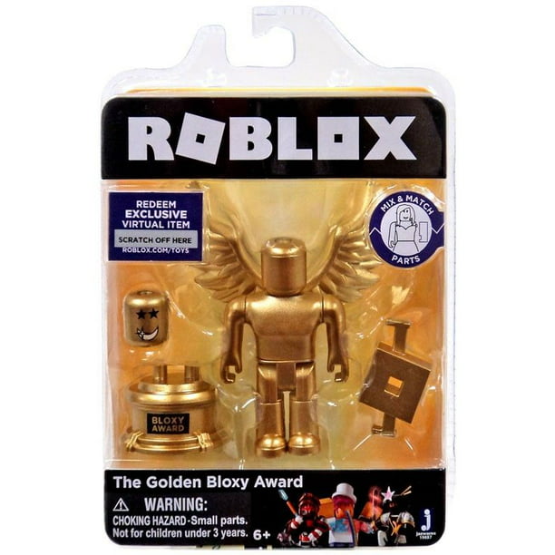 Roblox The Golden Bloxy Award Action Figure Walmart Com