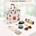 thumbnail image 5 of FORMRS Womens Corduroy Tote Bag Crossbody Shoulder Handbag with Pocket, Red Christmas Gift Pattern, 5 of 7