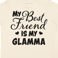 thumbnail image 4 of Inktastic My Best Friend is My Glamma with Hearts Boys or Girls Toddler T-Shirt, 4 of 5