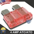 thumbnail image 2 of 50 PCS 4 AMP ATC/ATO Standard Regular Fuse Blade 4A Car Truck Boat Marine RV, 2 of 2