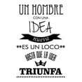 thumbnail image 1 of Vinil decorativo MARKPRO UN HOMBRE CON UNA NUEVA IDEA 60 X 90, 1 of 3