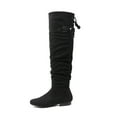 thumbnail image 3 of BURUDANI Women's Over The Knee Thigh High Winter Boots Color BLACK-SUEDE, Size 10, 3 of 7