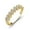 Yellow Gold, variant on Tori 18k White Gold Plated Ring with Round Cut Swarovski Crystals, Gift for Women