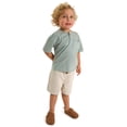 thumbnail image 2 of Modern Moments by Gerber Baby and Toddler Boy Henley Tee and Short Set, 2-Piece, Sizes 0/3 Months - 5T, 2 of 12