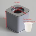 thumbnail image 3 of Bathroom Cup Dispenser with 20 Color Random Disposable Cups, 3/5 OZ Universal Dixie Cup Holder for Home Office Hospital, 3 of 6