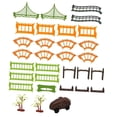 thumbnail image 1 of Juego de coches con rieles de dinosaurios para niños, minicoche y pista, juguete de construcción de ensamblaje DIY, pista Flexible, rompecabezas,, 1 of 9