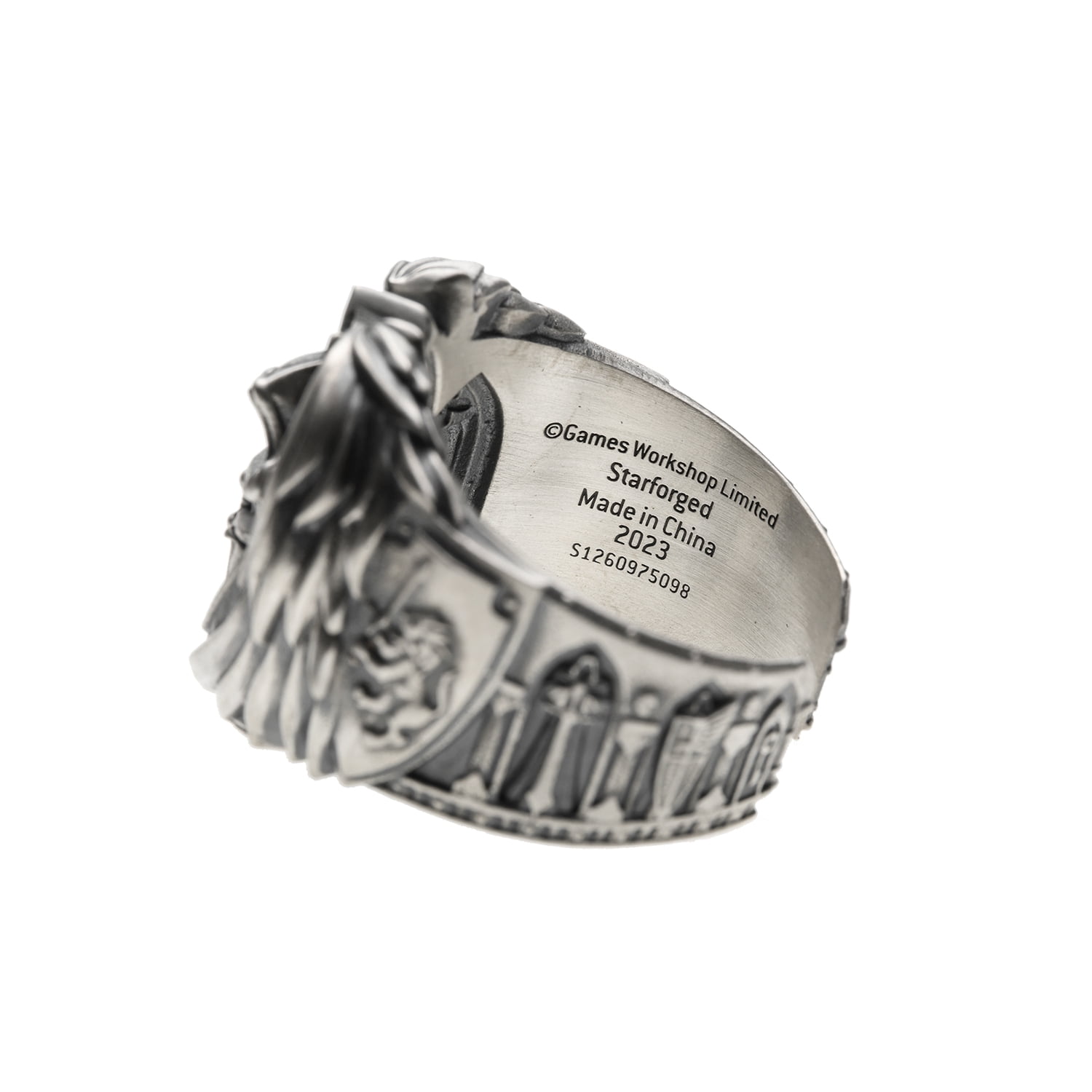 Starforged Warhammer 40K Dark Angel Ring Mark of HexagramMaton Lion King