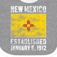 thumbnail image 4 of Inktastic Established January 6, 1912 New Mexico Flag Boys or Girls Baby Bib, 4 of 4