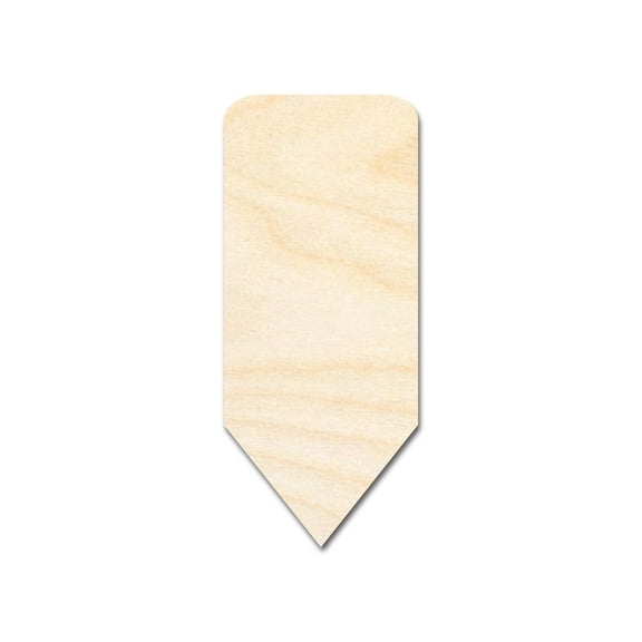 Bigger Better | Unfinished Wood Fat Pencil Silhouette | DIY Craft Cutout 24" / 1/4"