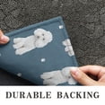 thumbnail image 6 of Poodle Dog and Footprint Door Rugs,Washable Non Slip Door Mats Indoor,Decorative Door Mats,Entry Mat Indoor for Entrance,Bedroom,Kitchen,Bathroom,16"x24", 6 of 6