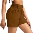 thumbnail image 6 of RQYYD Women's 5" Hiking Golf Shorts with Pockets High Waist Stretch Cargo Short Shorts for Women Casual Summer, 6 of 6