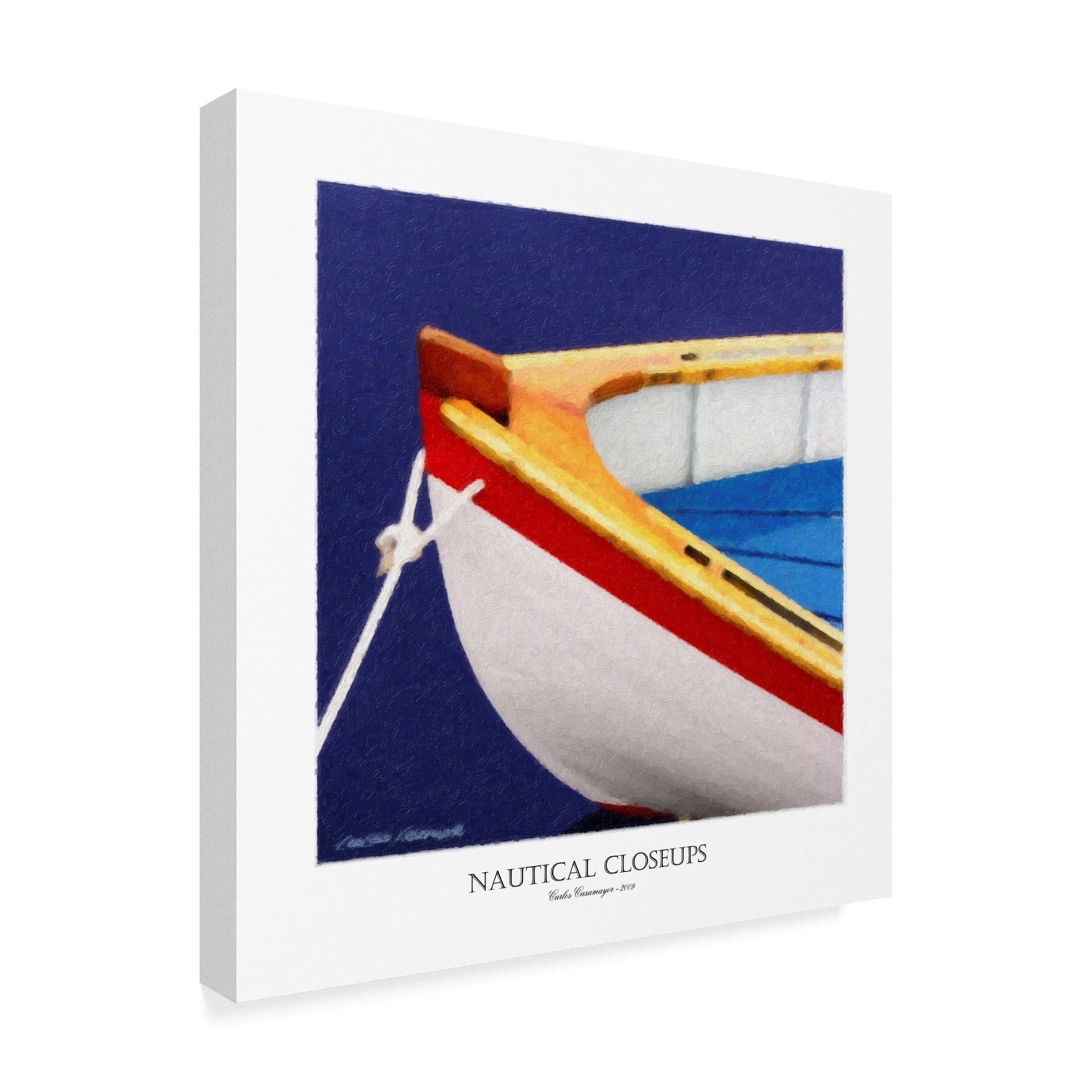 Trademark Fine Art 'Nautical Closeups 7' Canvas Art by Carlos Casamayor