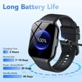 thumbnail image 3 of Reloj inteligente QCOQ HD de 1,96 pulgadas, rastreador de actividad física IP68, resistente al agua, 3 of 7