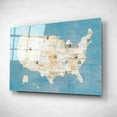 thumbnail image 2 of Epic Art 'Vintage USA on Blue' by Courtney Prahl, Acrylic Glass Wall Art, 16"x12", 2 of 3
