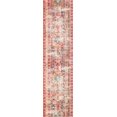 thumbnail image 1 of Unique Loom Sedona Distressed Southwestern Area Rug, 2 Feet 7 Inch x 10 Feet, Fuchsia/Beige, 1 of 1
