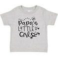 thumbnail image 3 of Inktastic Papa's Little Girl with Hearts Flower and Butterfly Girls Baby T-Shirt, 3 of 5