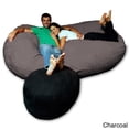 thumbnail image 5 of Theater Sacks LLC 7.5-foot Soft Memory Foam Micro Suede Beanbag Chair Lounger Tide Pool Micro Suede, 5 of 5