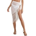 thumbnail image 2 of Pareos de Playa Bohemios para Mujer, Pareos de Transparente para Bikini, Faldas para Trajes de Baño. Talla Única, 2 of 10