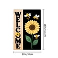 thumbnail image 4 of Amhnf Welcome Sunflower And Bees Garden Flag For Home Outdoor Garden Yard Decor 12x18 inch, 4 of 5