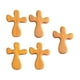 thumbnail image 3 of 5 piezas de cruz de oración de mano para vecino de Tierra Santa, palma aferrada, persona religiosa B, 3 of 9