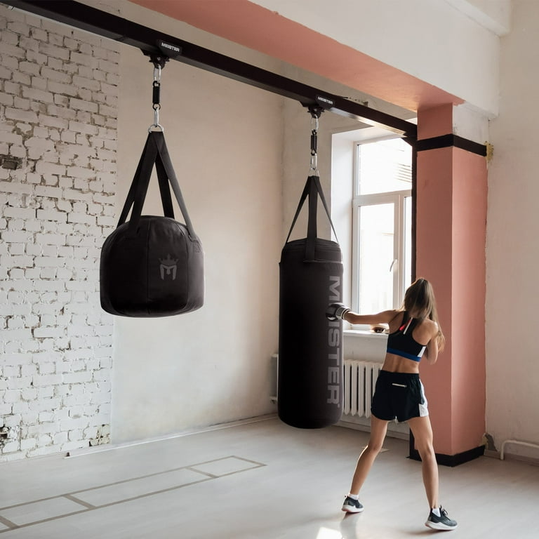 PRO Mountings CM-110 Gas Spring Ceiling Mount For Punching Bags Up To 110 Lbs - Anti-Vibration, Easy Install