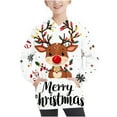 thumbnail image 2 of Girls Sweatshirt Pullover Crewneck Oversized Pullover Cotton Clothes Printed Long Sleeves Tops Casual Fleece Sweater with Pocket Fall Winter Warm Sweatshirts Kids Hoodies, 2 of 6