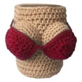 thumbnail image 2 of Crochet Bikinis Wine Bottle Sweaters Knitted Wine Bottle For Table Centerpieces, 2 of 9