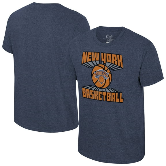 Unisex-Stadium Essentials  Navy New York Knicks Club Time Tri-Blend T-Shirt