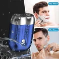 thumbnail image 4 of DEBGFS Mini-Shave For Men Electric Shaver Waterproof Rechargeable Razor Portable,Green, 4 of 11