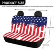 thumbnail image 4 of CHAQLIN American Flag Theme, Soft Bench Seat Covers 2 Pcs Scratch Proof Non-Slip Back Seat Protectors for Car Interior Auto, 4 of 4