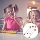 thumbnail image 5 of 4 baquetas de práctica para niños, de colores arcoíris, instrumento musical de juguete, 5 of 7