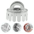 thumbnail image 3 of 10pcs Ball Pendant End Caps Plastic Decorative Ball Caps DIY Christmas Ball Parts, 3 of 7