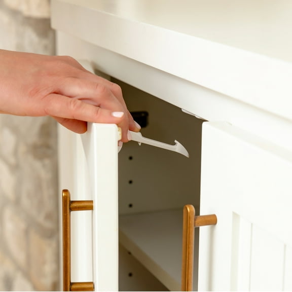 Regalo White Cabinet Locks for Child Safety - 12-pack