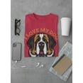 thumbnail image 3 of I Love My Dog T-Shirt Men -Image by Shutterstock, Male 5X-Large, 3 of 4