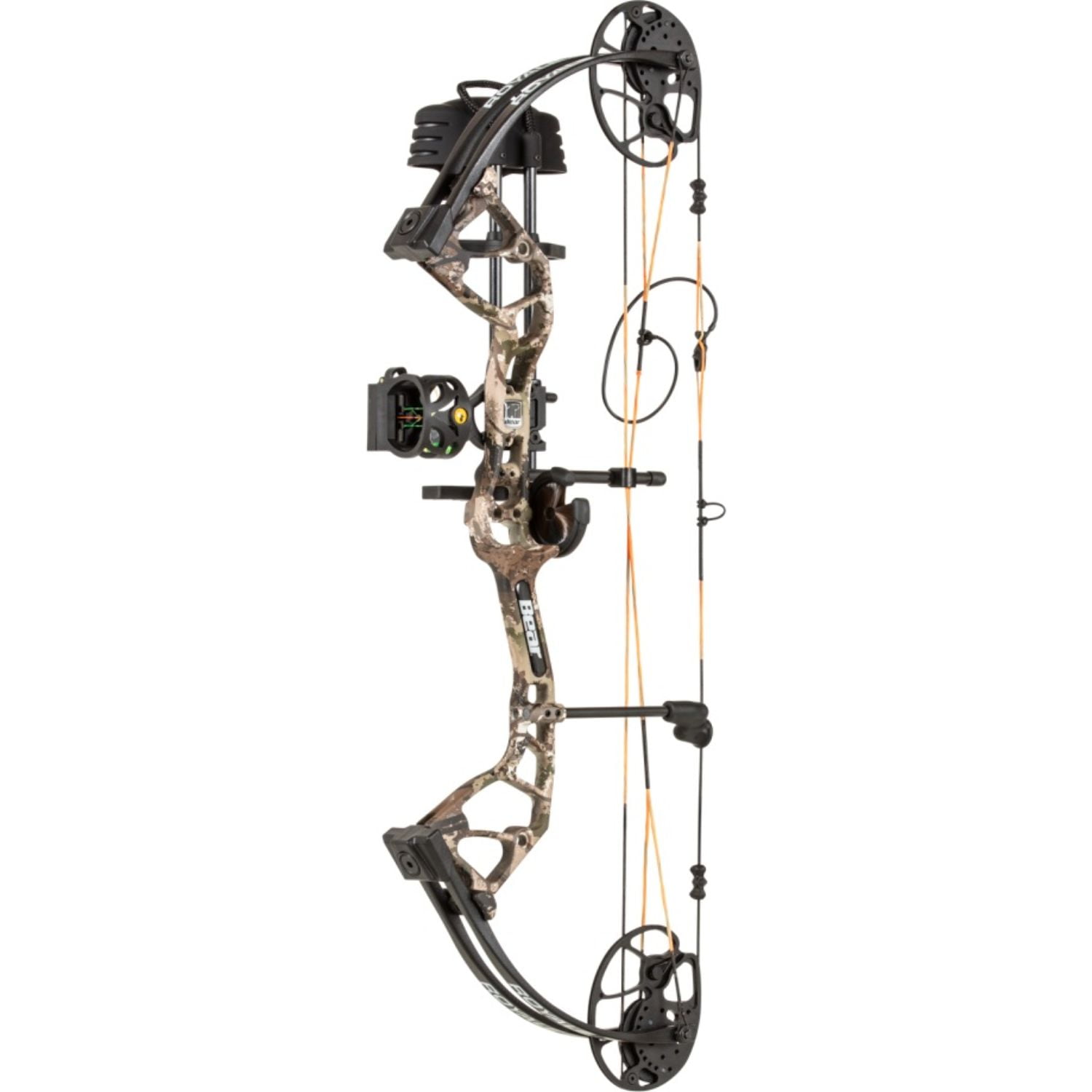 New Bear Archery Royale RTH Package RH 50# Moonshine Wildfire Camo 