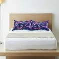 thumbnail image 6 of Rainbow Butterflies Satin Pillowcase for Hair and Skin Silk Pillowcase, King Size(20x40 inches) - Slip Cooling Satin Pillow Covers with Envelope Closure（356） Home Decor Gifts, 6 of 7