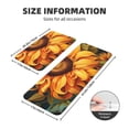 thumbnail image 2 of Yiaed Deep Yellow Colorful Sunflower Kitchen Rugs Sets of 2 Kitchen Mats Cushioned Anti Fatigue Kitchen Rug Tapetes Para Cocina for Sink,Laundry Room, 2 of 6
