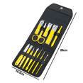 thumbnail image 2 of Professional Lemon Yellow Nail Clippers Set Pedicure Kit Stainless Steel with Luxurious Travel Case, 2 of 5