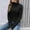 C-Black410, variant on JIAYUE Sweaters for Women High Neck Cable Knit Solid Color Pullover Thick Warm Loose Fit For Ladies Casual Winter Wear
